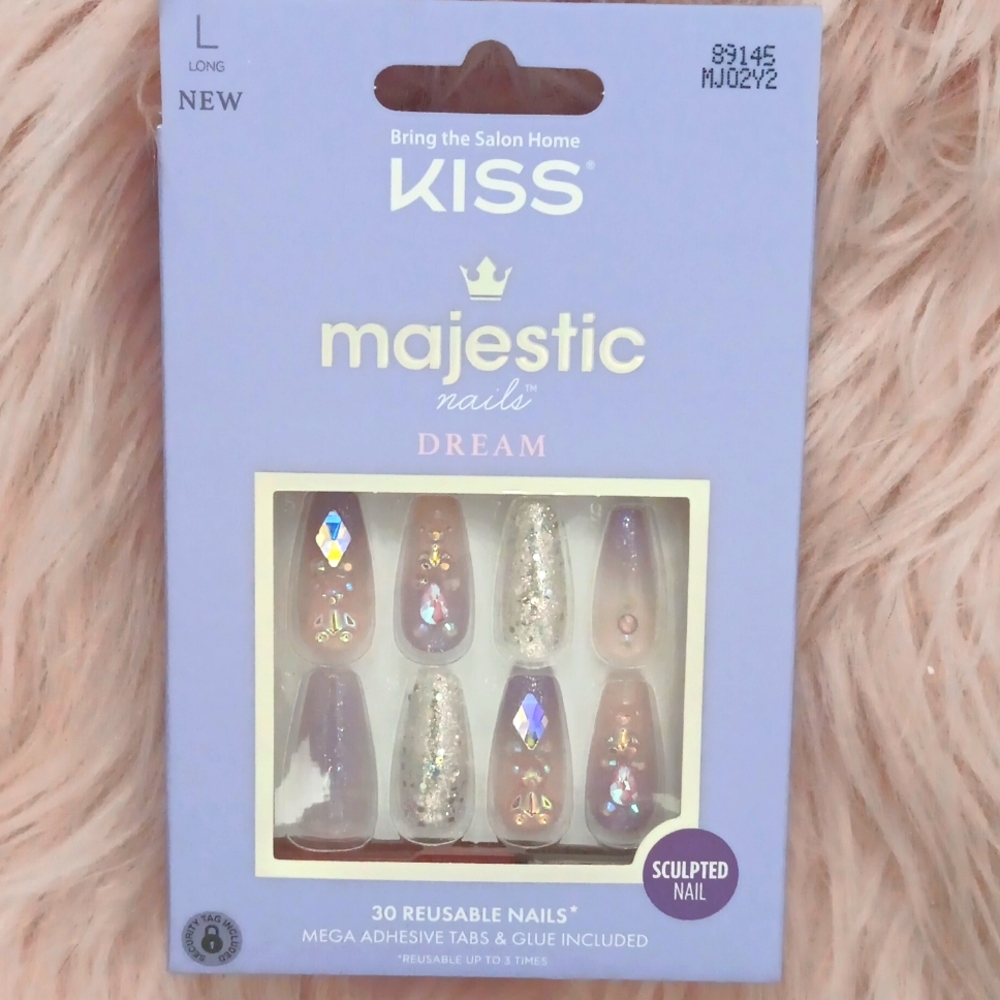 Brand New KISS MAJESTIC DREAM False Nails-L